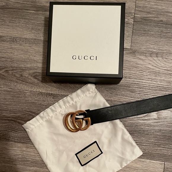 Gucci Leather belt with Double G buckle - Picture 2 of 3
